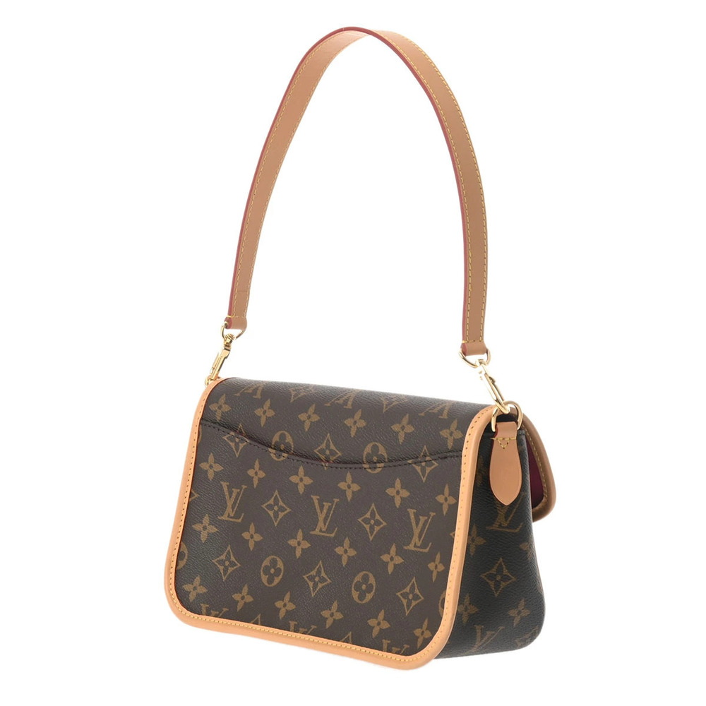 Louis Vuitton NM Monogram Fuchsia Pink Shoulder Canvas Diane Bag